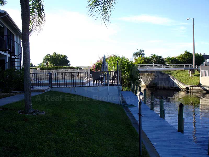 View Down the Canal From Royal Palm
